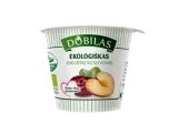 Organic yogurt with plums DOBILAS, 3.1% fat, 125 g