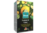 Чёрный чай DILMAH, со вкусом лимона и лайма, 30 г