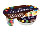 Кремовый йогурт FANTASIA M&M, ванильный вкус, 13% жира, 120 г