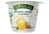 Valg. ekologiškas jogurtas DOBILAS su anan., mang., 2,5-3,5% rieb., 125 g