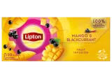 Vaisinė arbata LIPTON, mangų ir juodųjų serbentų skonio, 34 g