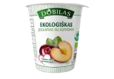 Organic yogurt with plums DOBILAS, 3.1% fat, 300 g