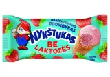 Plombyriniai ledai NYKŠTUKAS be laktozės, braškių skonio, 75 g