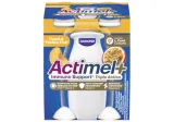 Jogurt. gėrimas ACTIMEL+, persik. ir pasifl. sk., 4 x 100 g, 400 g