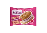 Съедобное мороженое AURUM со вкусом ванили, с малиновой начинкой, 75 г