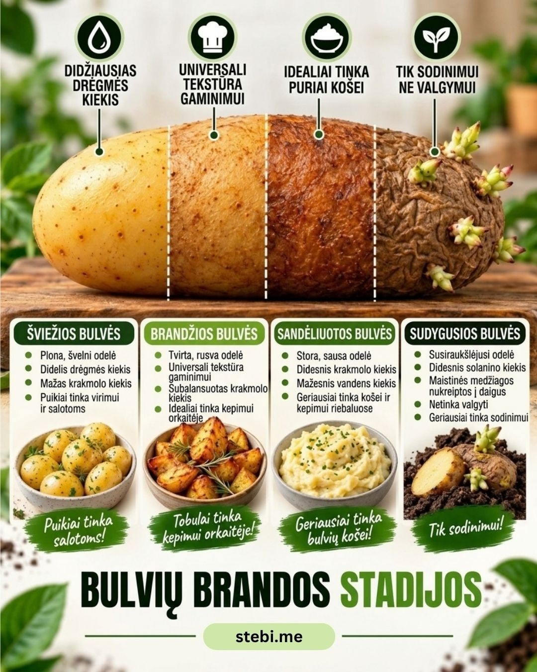 Kada avokadas, bananas, bulvė ar ananasas geriausias? – 3/5