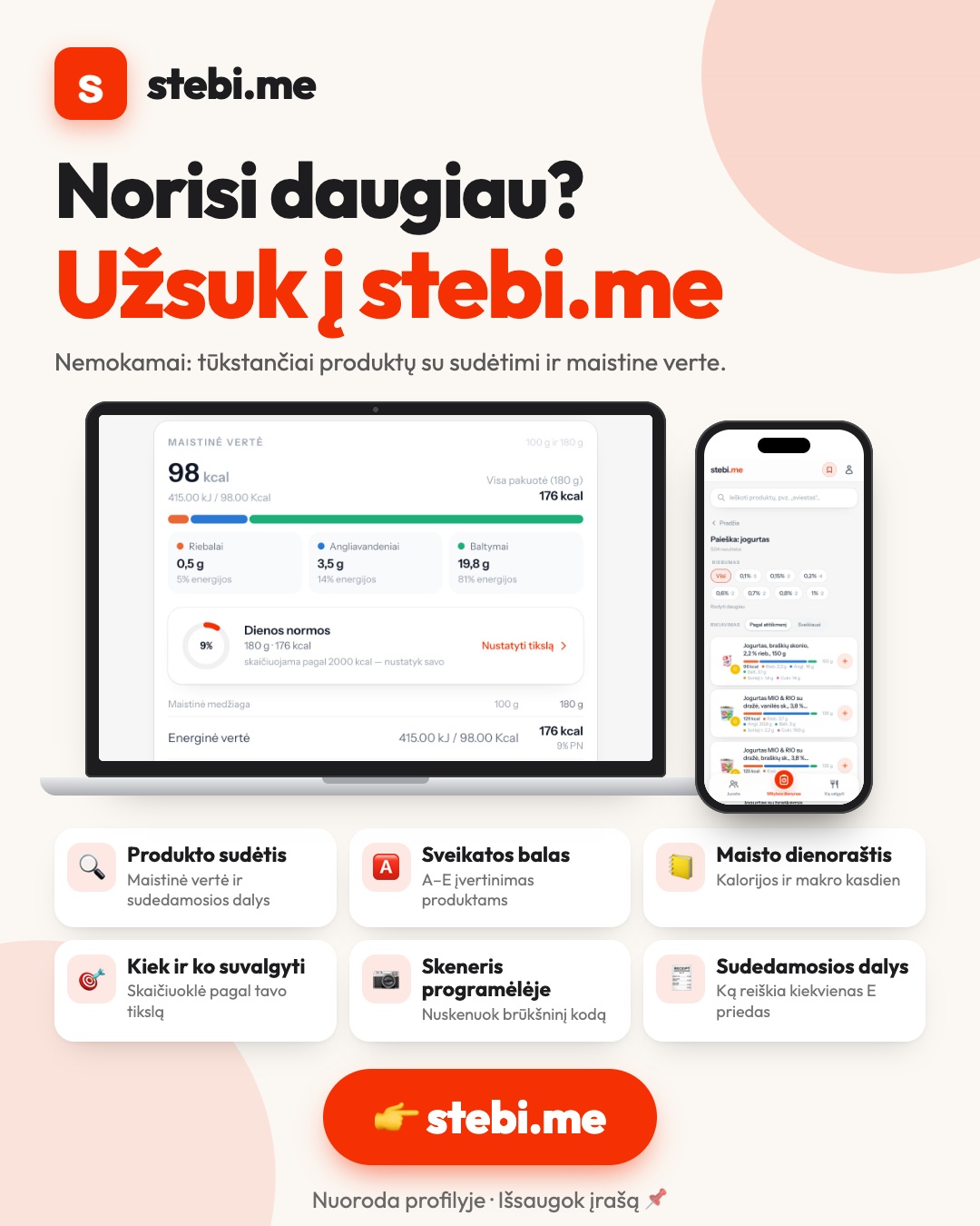 Pasižiūrėkite daugiau: https://stebi.me – 2/2