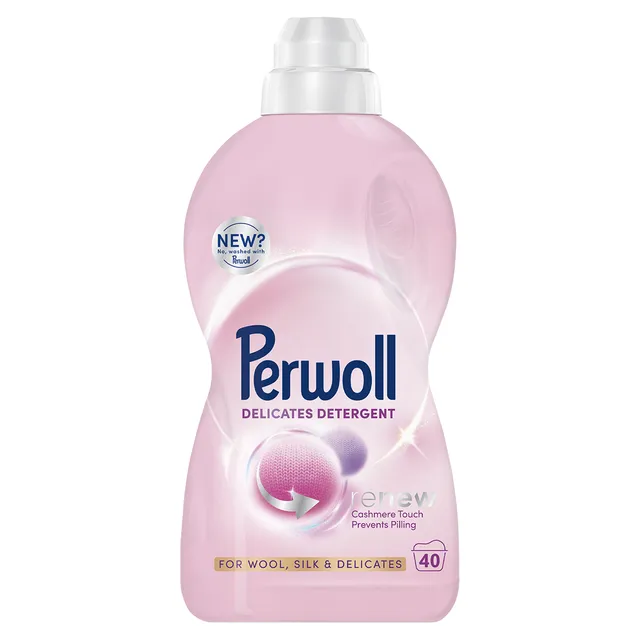 Skystasis skalbiklis PERWOLL DELICATES WOOL SILK, 40 skalbimų, 2000 ml