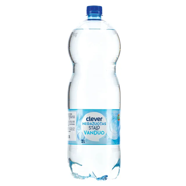 Negazuotas stalo vanduo CLEVER, 2 l