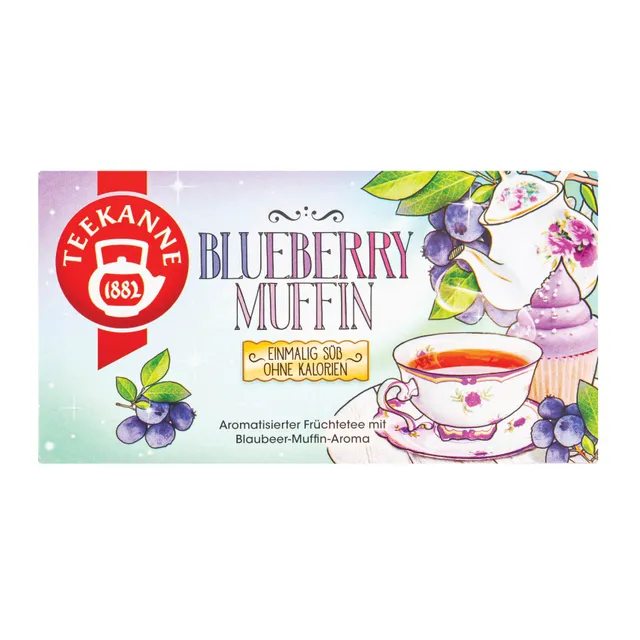 Arbata TEEKANNE BLUEBERRY MUFFIN RFA, 20 x 2,25 g