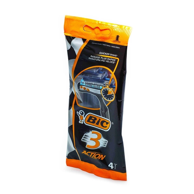 Skustuvas BIC3 P4 ACTION BAG, 4 vnt.