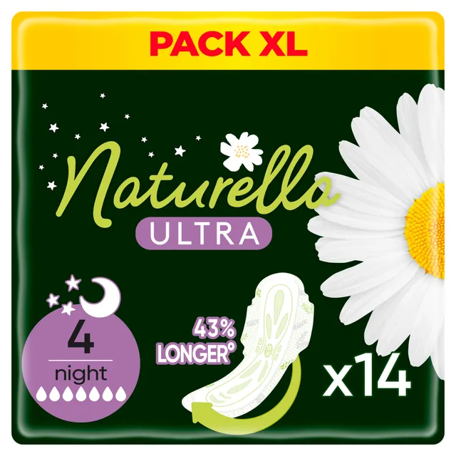 Higieniniai paketai NATURELLA ULTRA NIGHT, 14 vnt.