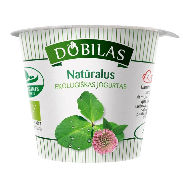 Ekologiškas jogurtas DOBILAS, 125 g