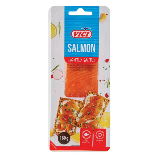 LAŠIŠŲ FILĖ SŪDYTA, GABALIUKAS SU ODA, 160 g