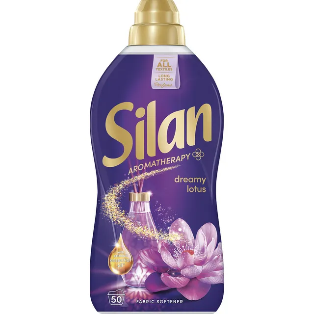 Skalbinių minkštiklis SILAN AROMATHERAPY DREAMY LOTUS, 50 skalbimų, 1100 ml