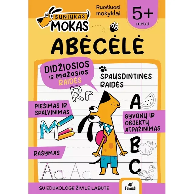 Knyga ŠUNIUKAS MOKAS. ABĖCĖLĖ