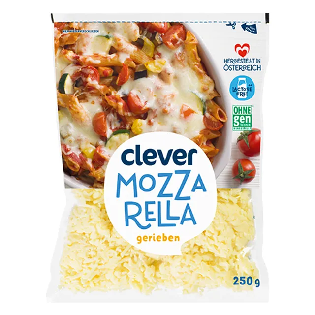Tarkuotas Mozzarella sūris CLEVER, 250 g
