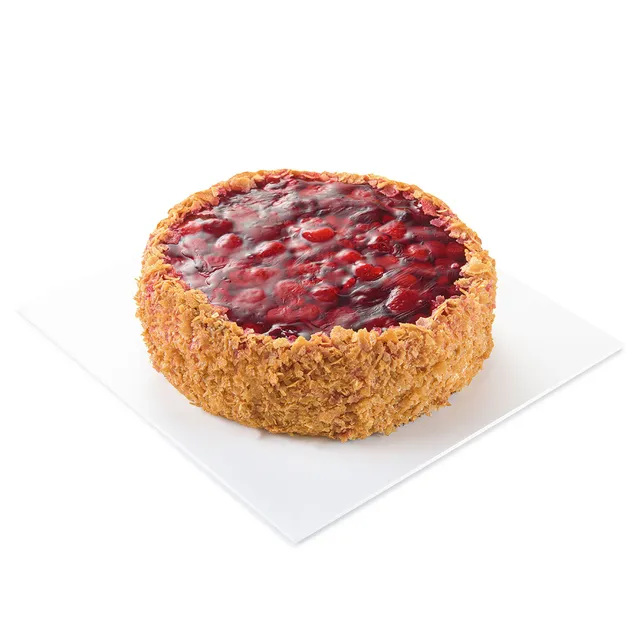 Varškės tortas su uogomis