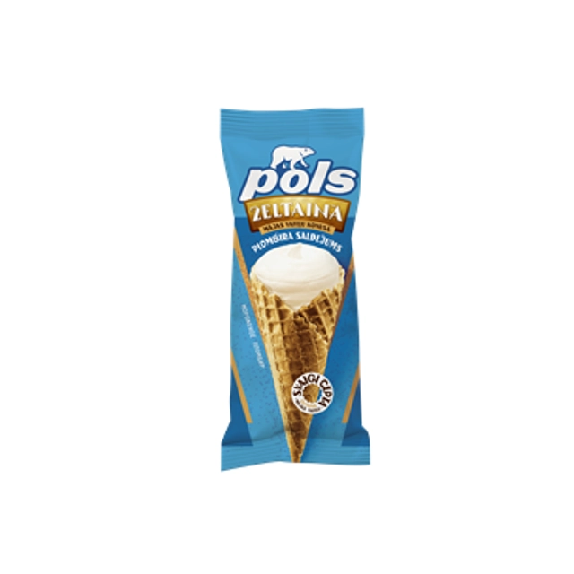 Vanilla ice cream in a cone POLS, 200 ml