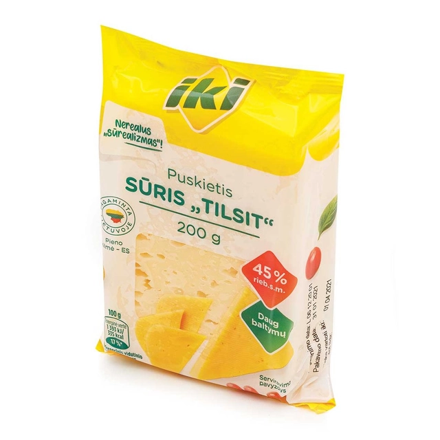 Sūris IKI, 45% rieb., 200 g