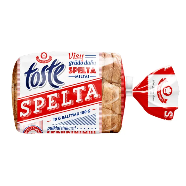 Spelt sandwich bread TOSTE, 360 g
