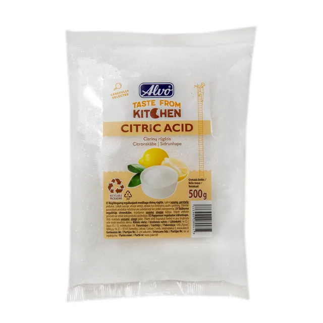 Citric acid ALVO TASTE FROM KITCHEN, 500 g