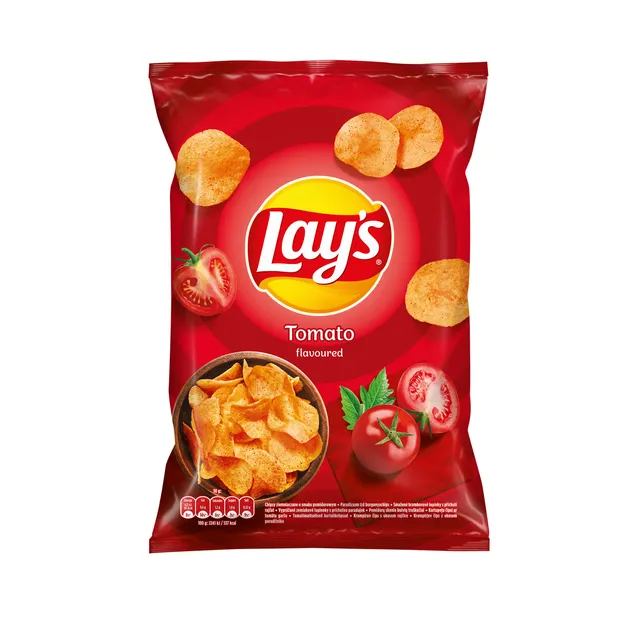 Pomidorų skonio bulvių traškučiai LAY'S, 130 g