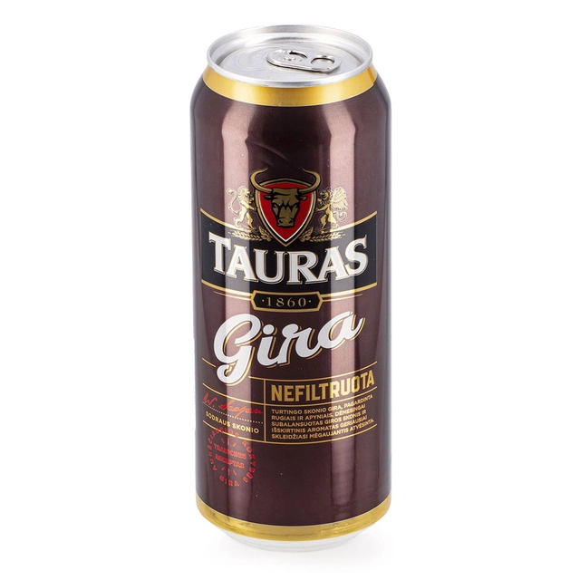Nefiltruota gira TAURAS, 500 ml