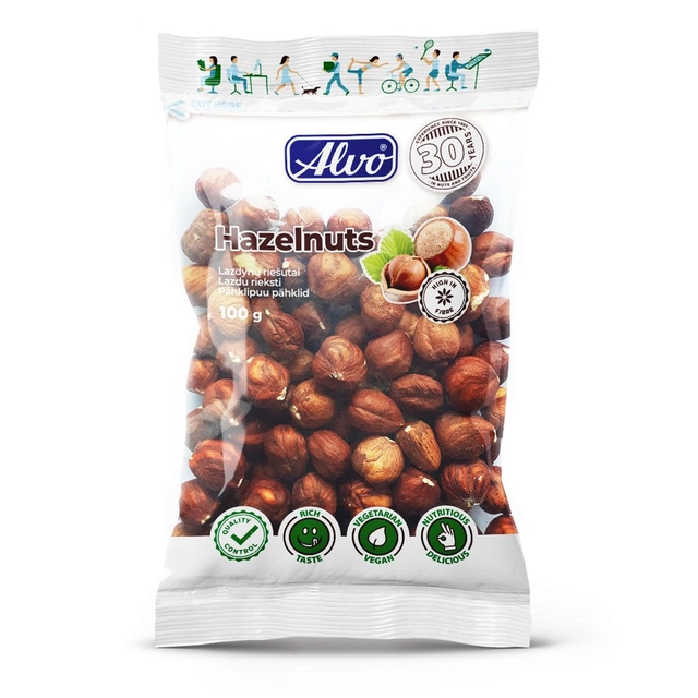 Lazdyno riešutai ALVO, 100 g