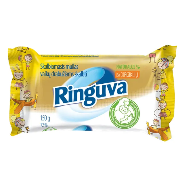 Skalbiamasis muilas vaikų drabužiams RINGUVA, 150 g
