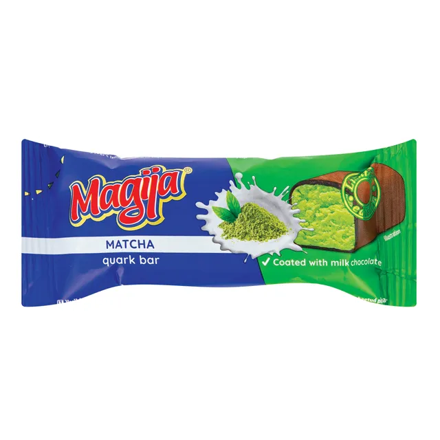 Glaistytas varškės sūrelis su MATCHA 23,4% rieb. MAGIJA 40g