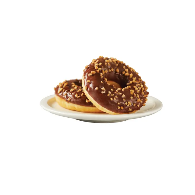 Donut with hazelnut filling