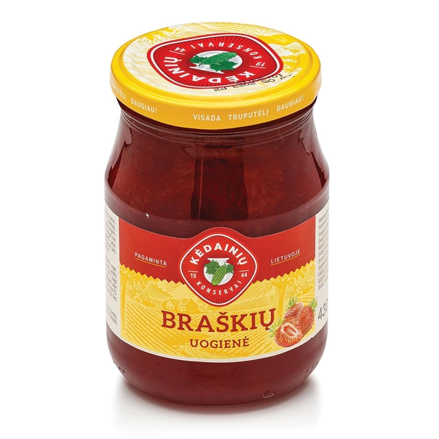 Braškių uogienė KĖDAINIŲ, 430 g