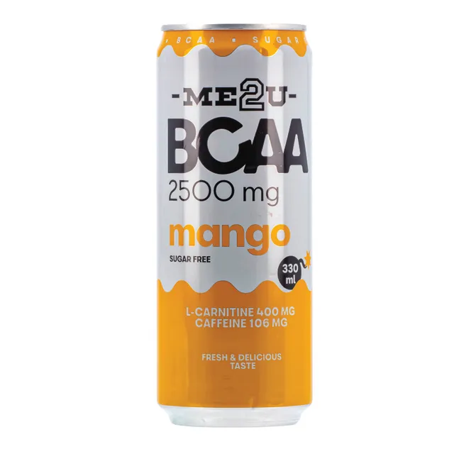 Energinis gėrimas ME2U BCAA MANGO, 330 ml
