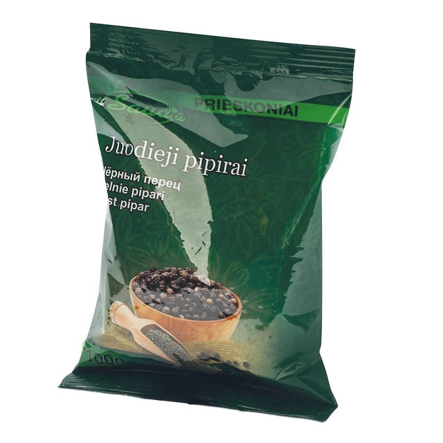 Juodieji pipirai SAUDA, 100 g