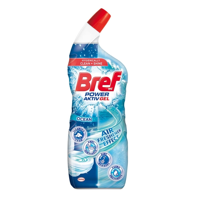 Tualeto valiklis BREF POWER ACTIVE GEL LEMON, 750 ml