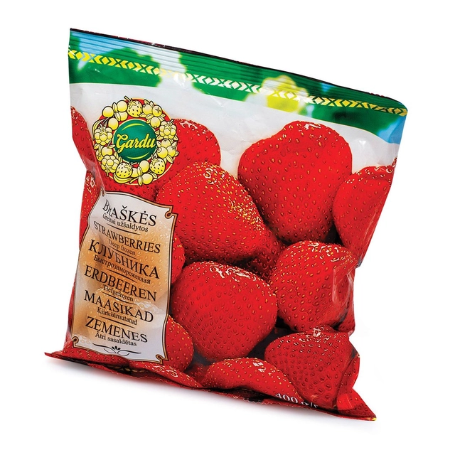 Užšaldytos braškės GARDU, 400 g