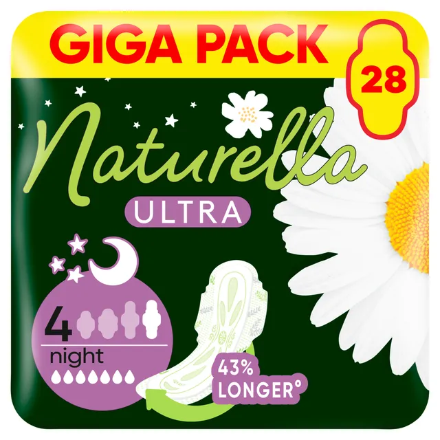 Higieniniai paketai NATURELLA Ultra Night, S4, 28 vnt.