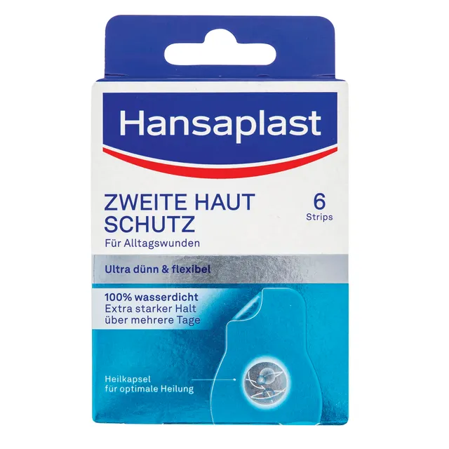 Pleistrai HANSAPLAST Second Skin Protection hydrocolloid, 6vnt