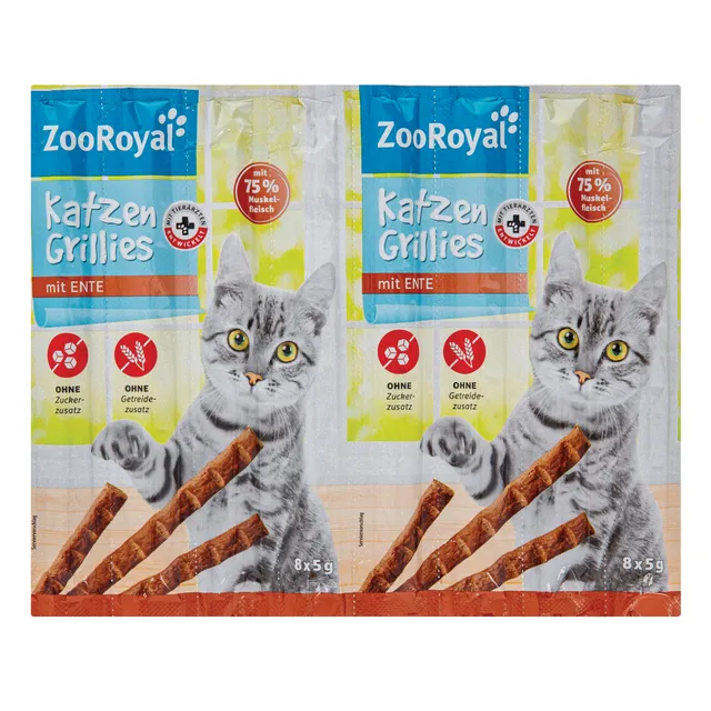 Угощение для кошек с уткой ZOOROYAL, 8x5 г