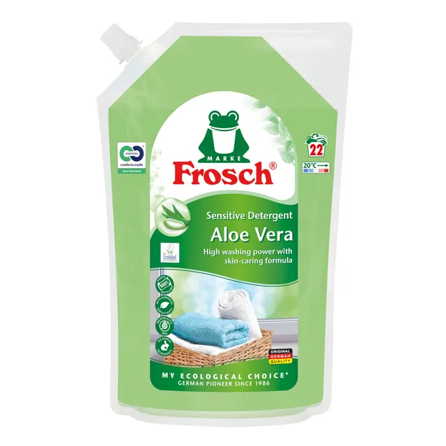 Skystas skalbiklis FROSCH ALOE VERA, 1,5 l