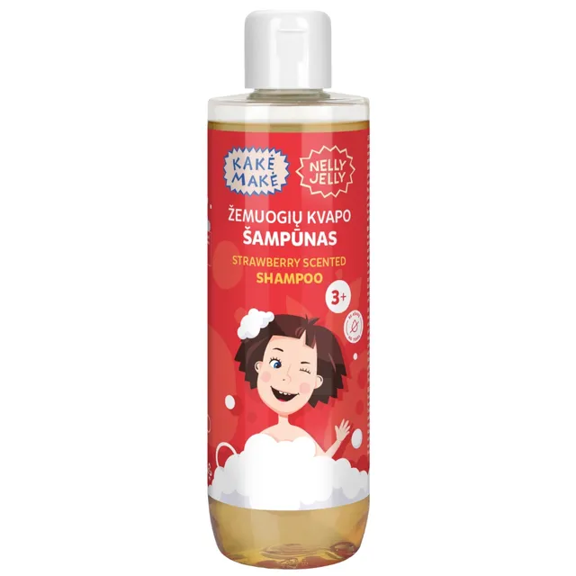 Strawberry scented shampoo KAKĖ MAKĖ - NO MORE TEARS, 250 ml