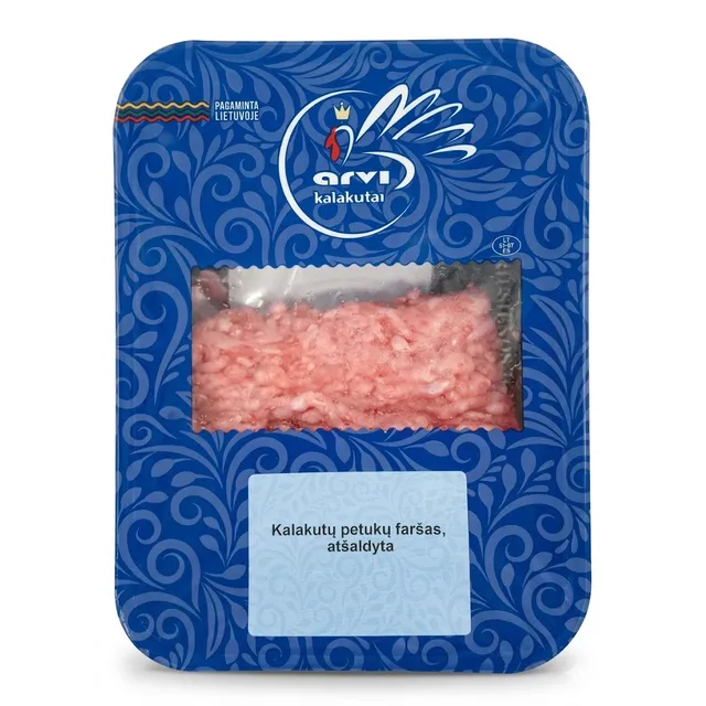 Fresh turkey thigh meat minced, 400 g