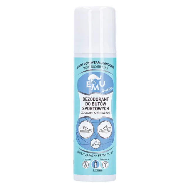 Sports shoe deodorant with silver ions EMU, 150 ml