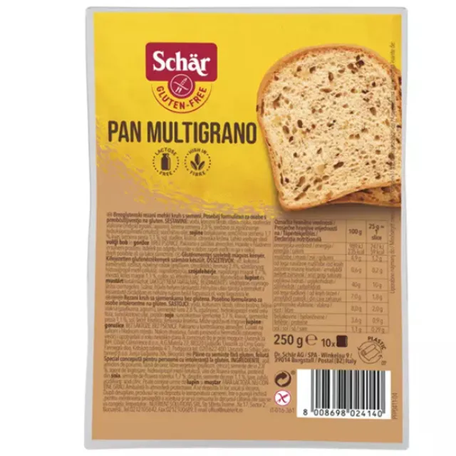 Grain bread SCHAR PAN MULTIGRANO, 250 g