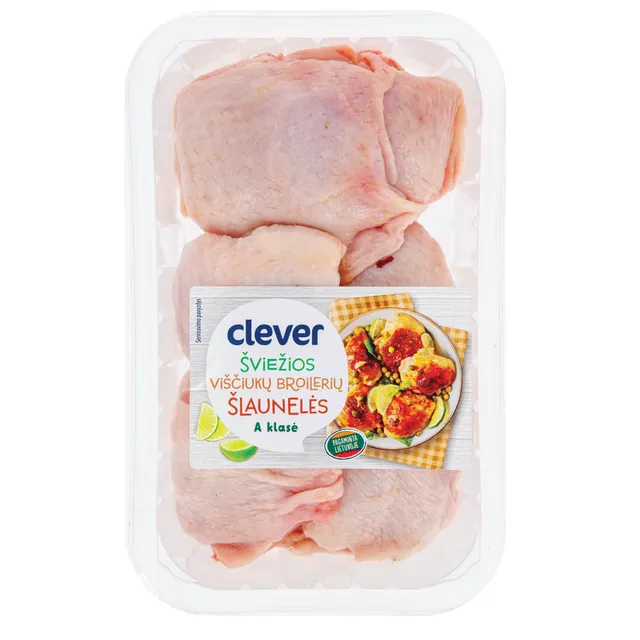 Šviežios broilerių šlaunelės CLEVER