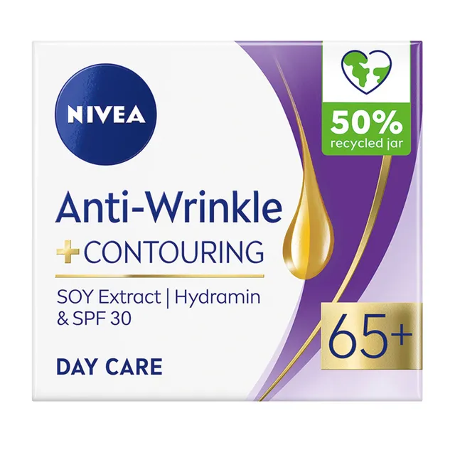 Дневной крем для коррекции контуров лица 65+ NIVEA, 50 мл