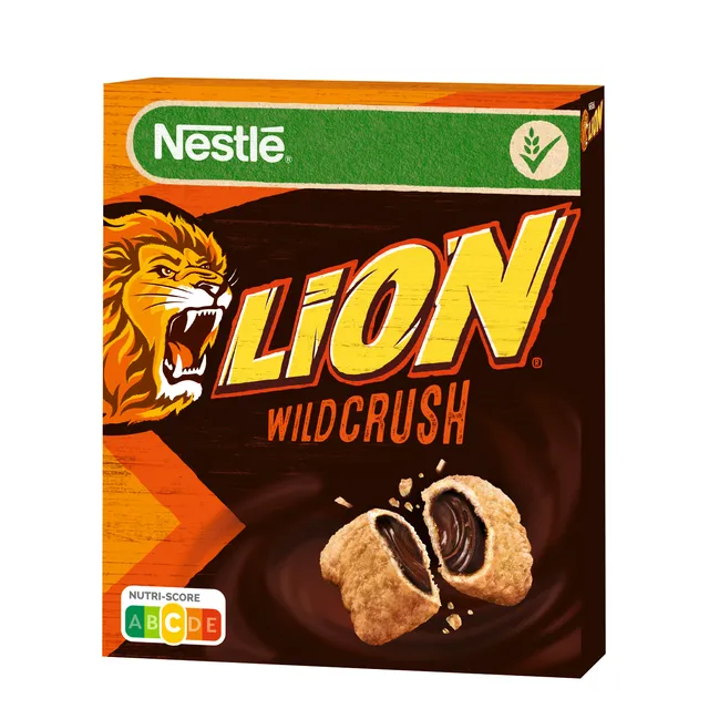 Dribsniai NESTLE LION WILDCRUSH, 360 g