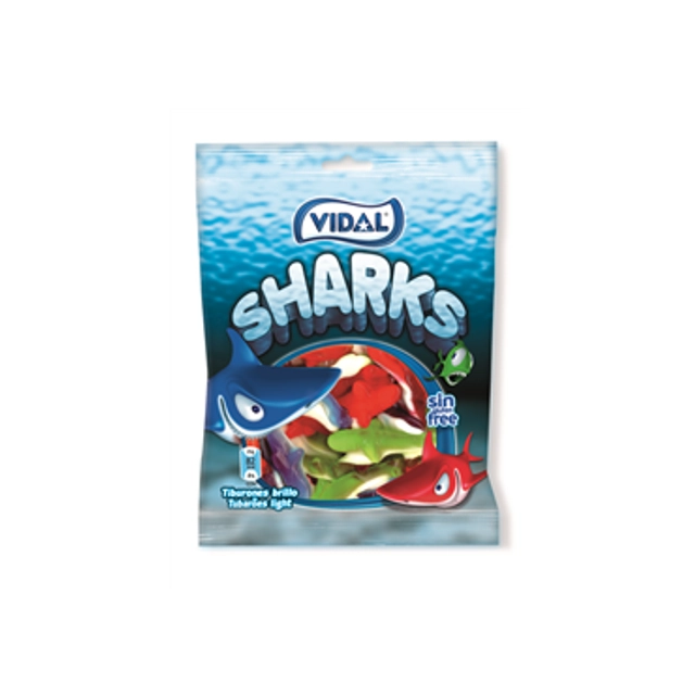 Guminukai VIDAL JELLY SHARKS, 100 g