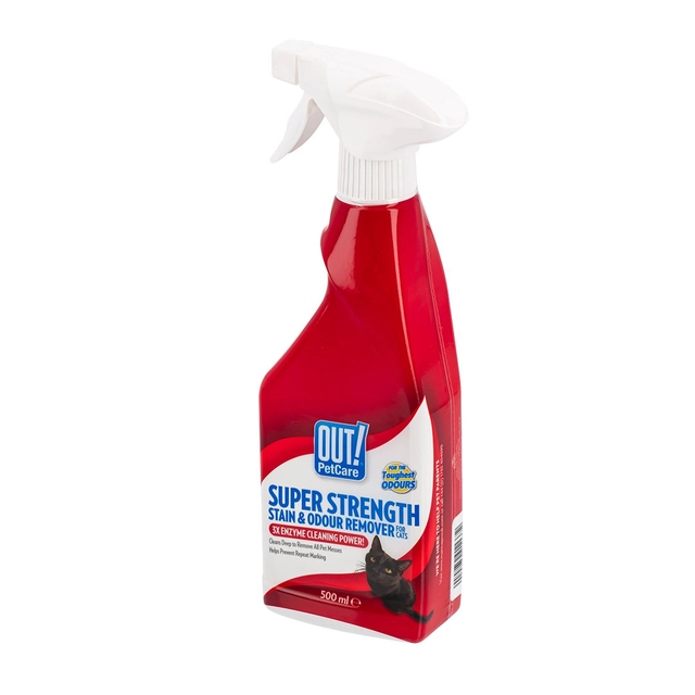 Purškiama priemonė kvapui ir dėmėms naikinti OUT CAT, 500 ml